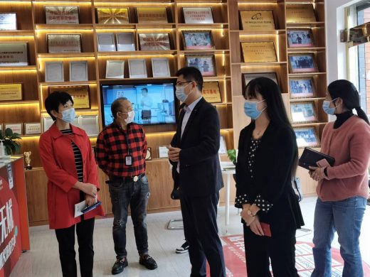 调研员徐新蕾莅临协会双创基地调研指导疫情防控、复工复产情况